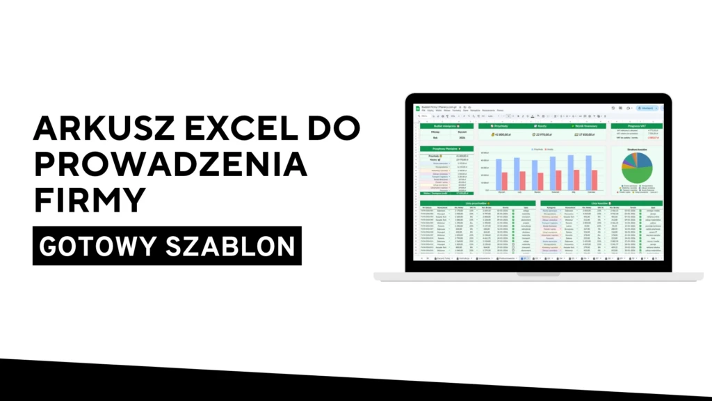Arkusz Excel do prowadzenia firmy